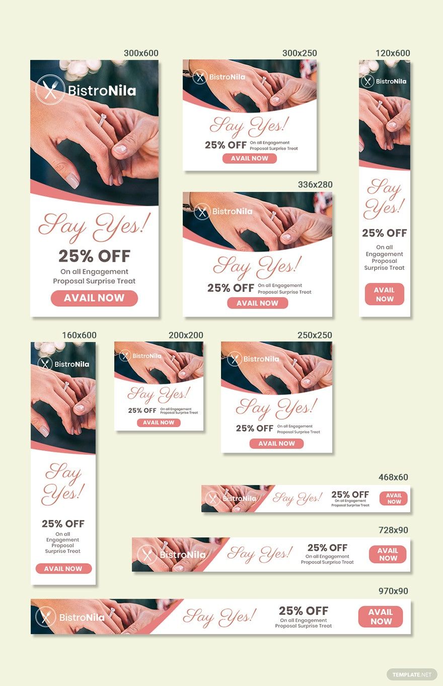 Engagement Banner Template