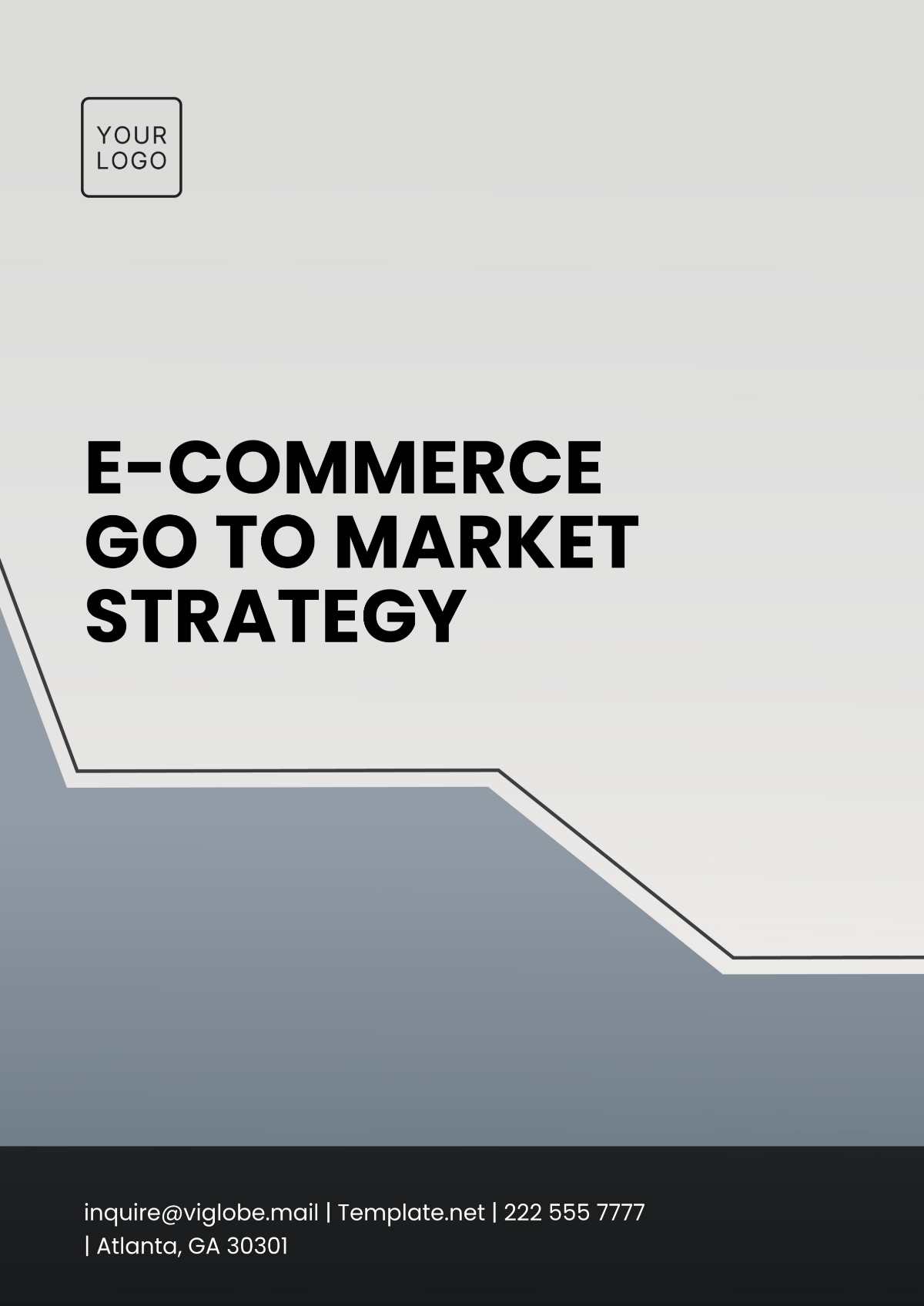 E-commerce Go to Market Strategy Template