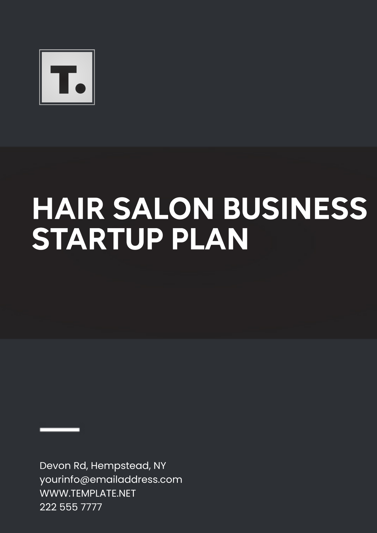 Free Hair Salon Business  Startup Plan Template