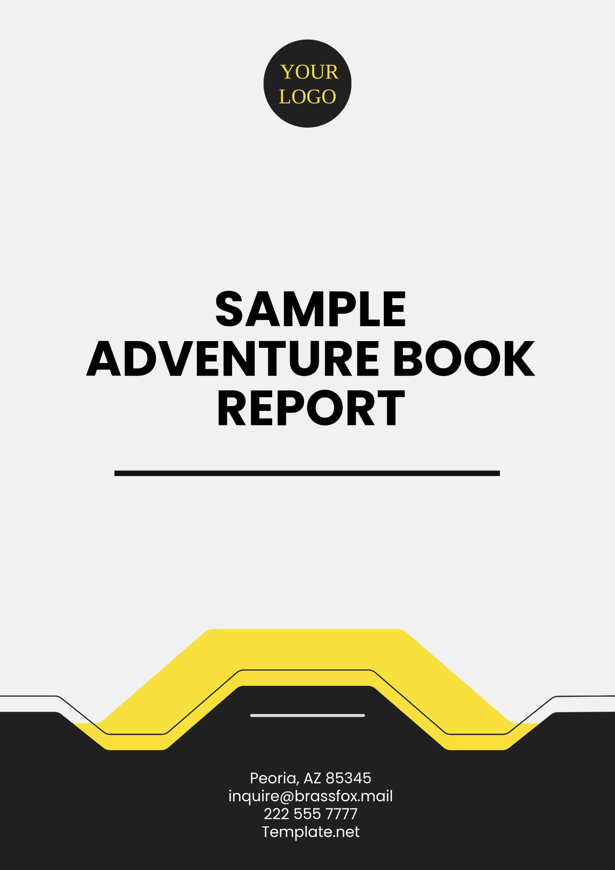 Sample Adventure Book Report Template - Edit Online & Download