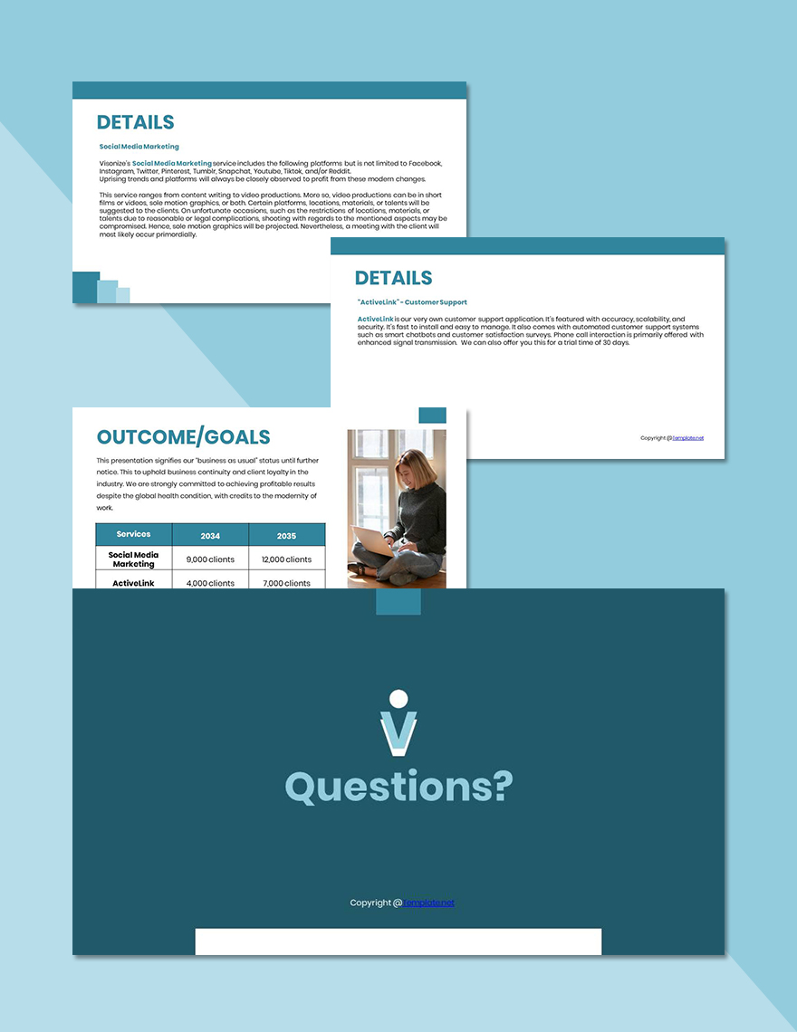Free Sample Work From Home Presentation Template format