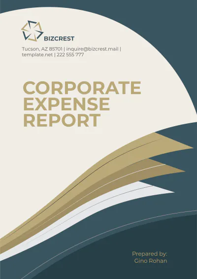 Free Corporate Expense Report Template to Edit Online