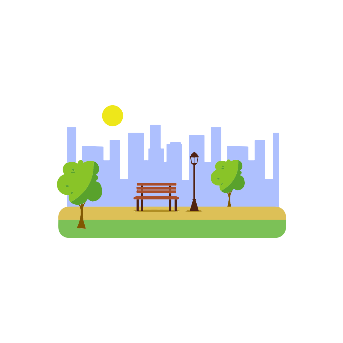 Free Cartoon Park Clipart to Edit Online