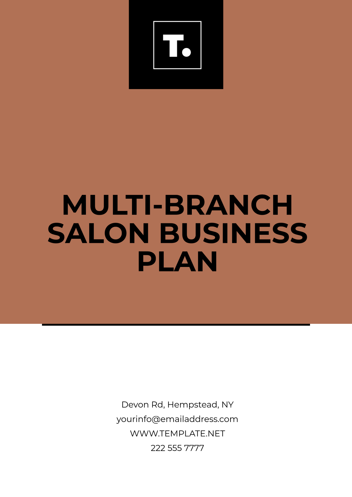 Free Multi-Branch Salon Business Plan Template