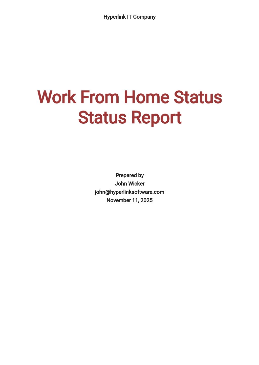 Work From Home Status Report Template.jpe