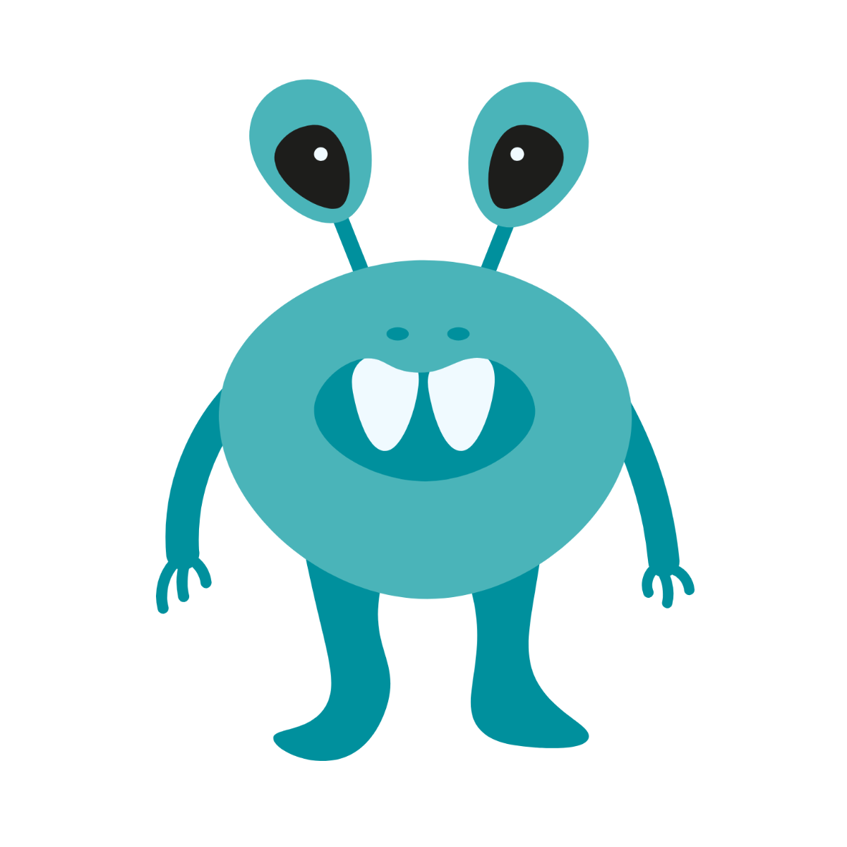 Free Cartoon Alien Clipart Template