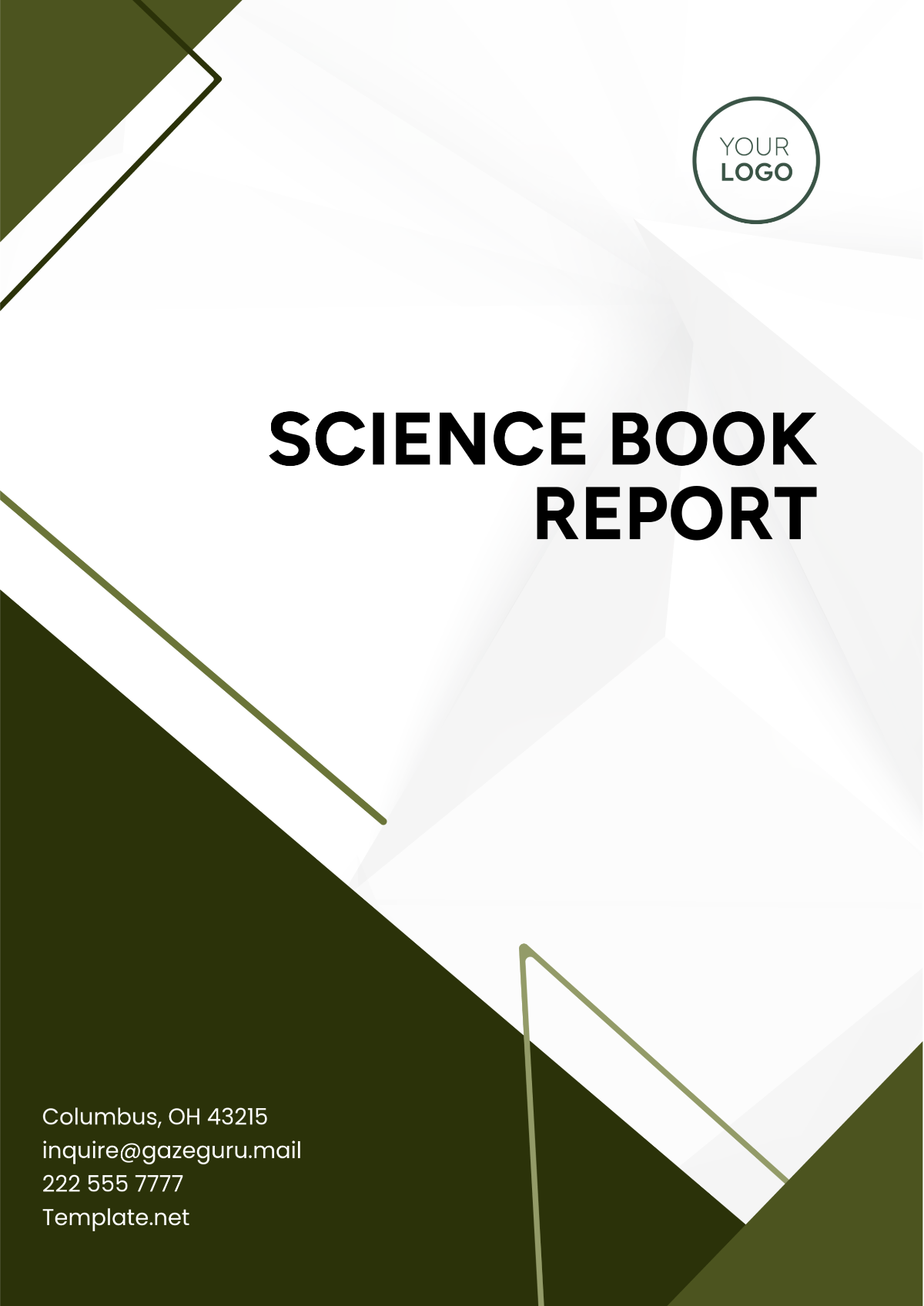 Science Book Report Template - Edit Online & Download