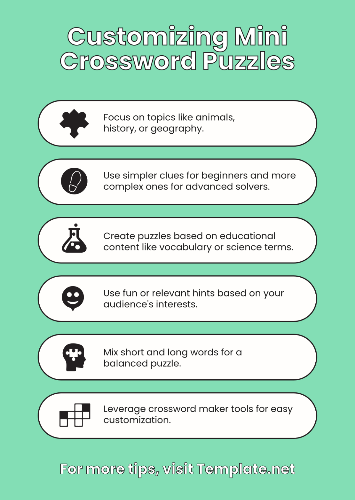 Free Tips for Customizing Mini Crossword Puzzles Template