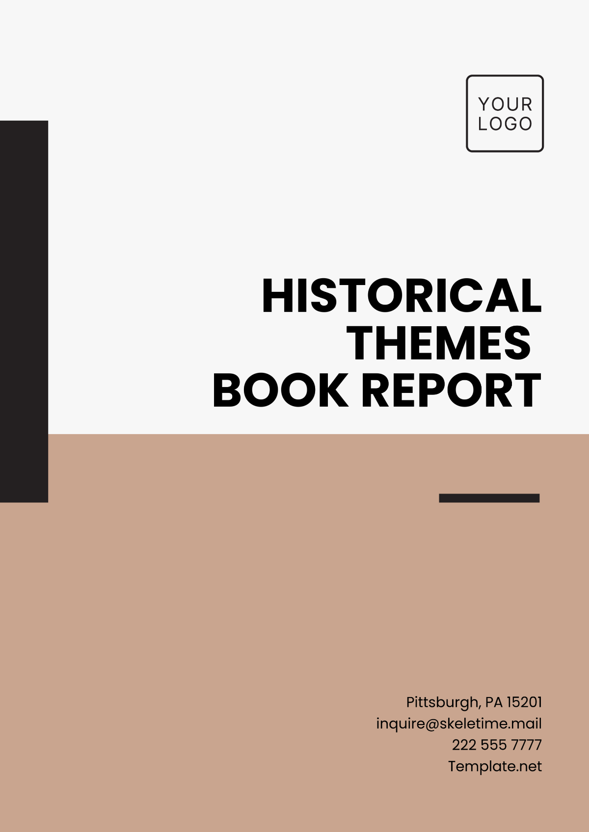 Free Historical Themes Book Report Template