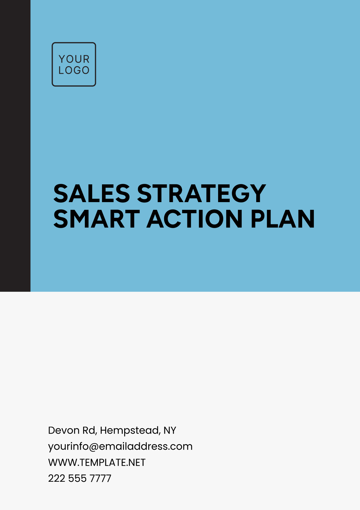 Free Sales Strategy Smart Action Plan Template