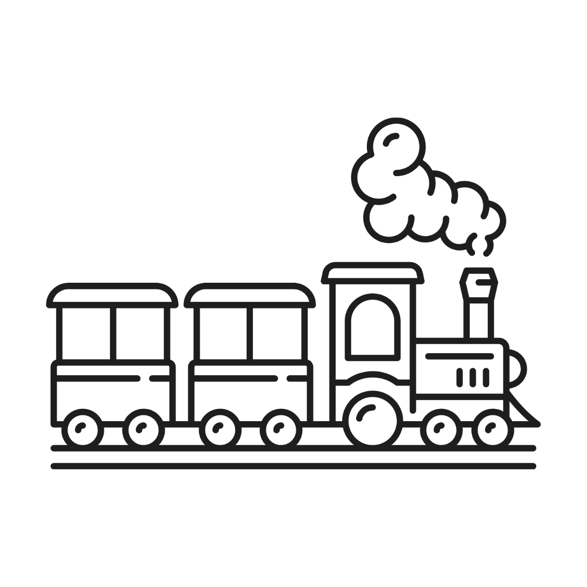 Free Transparent Train Clipart Template