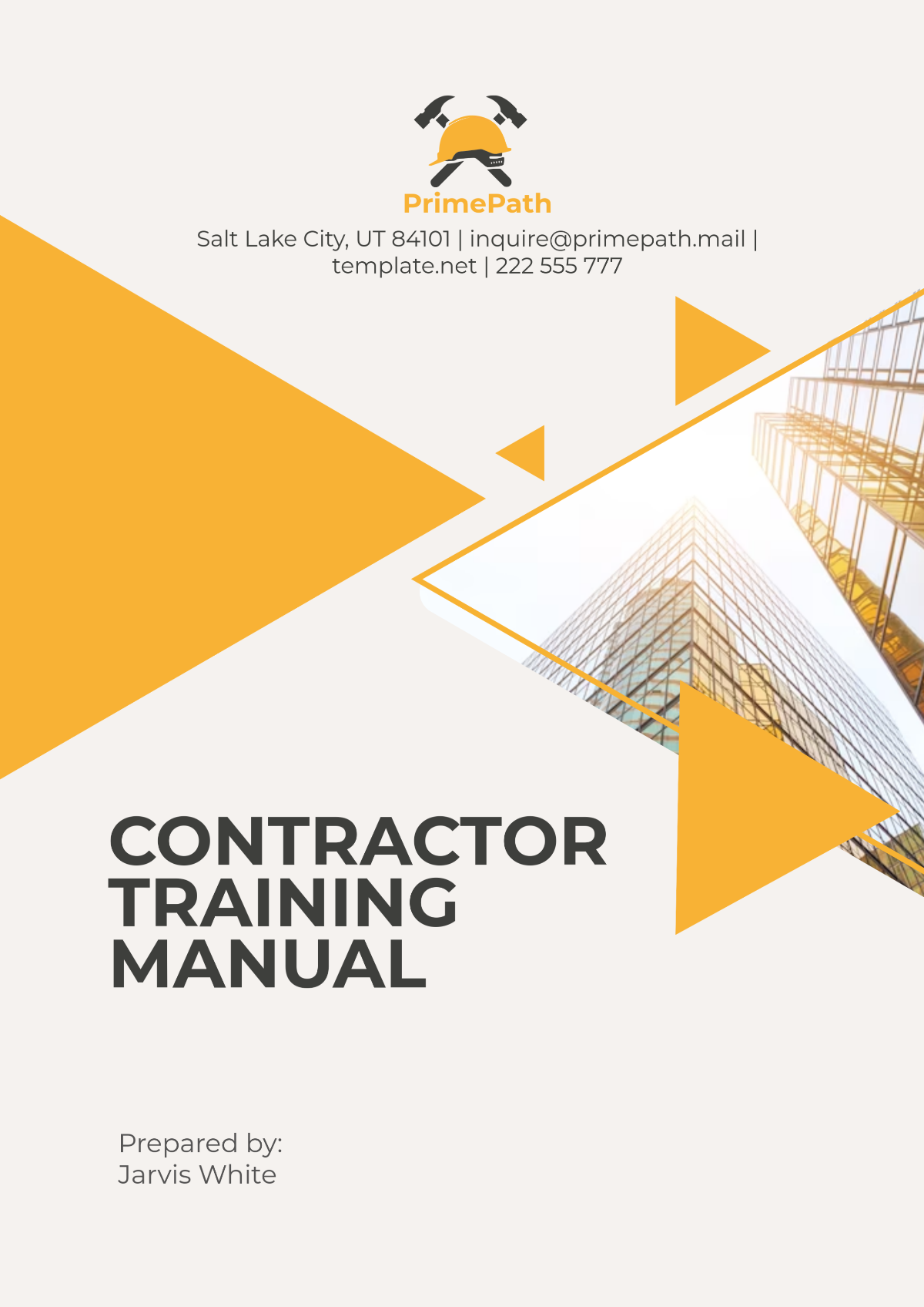 Contractor Training Manual Template - Edit Online & Download