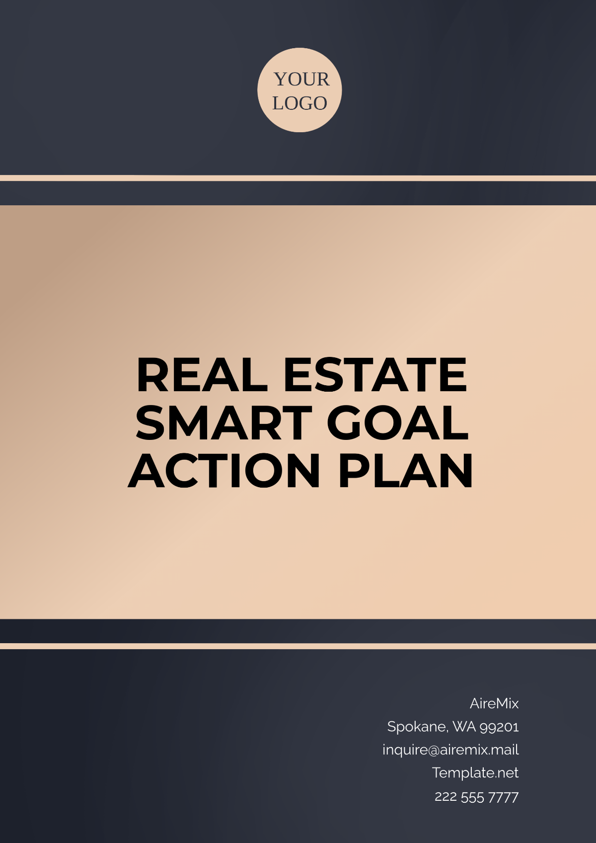 Free Real Estate Smart  Goal Action Plan Template