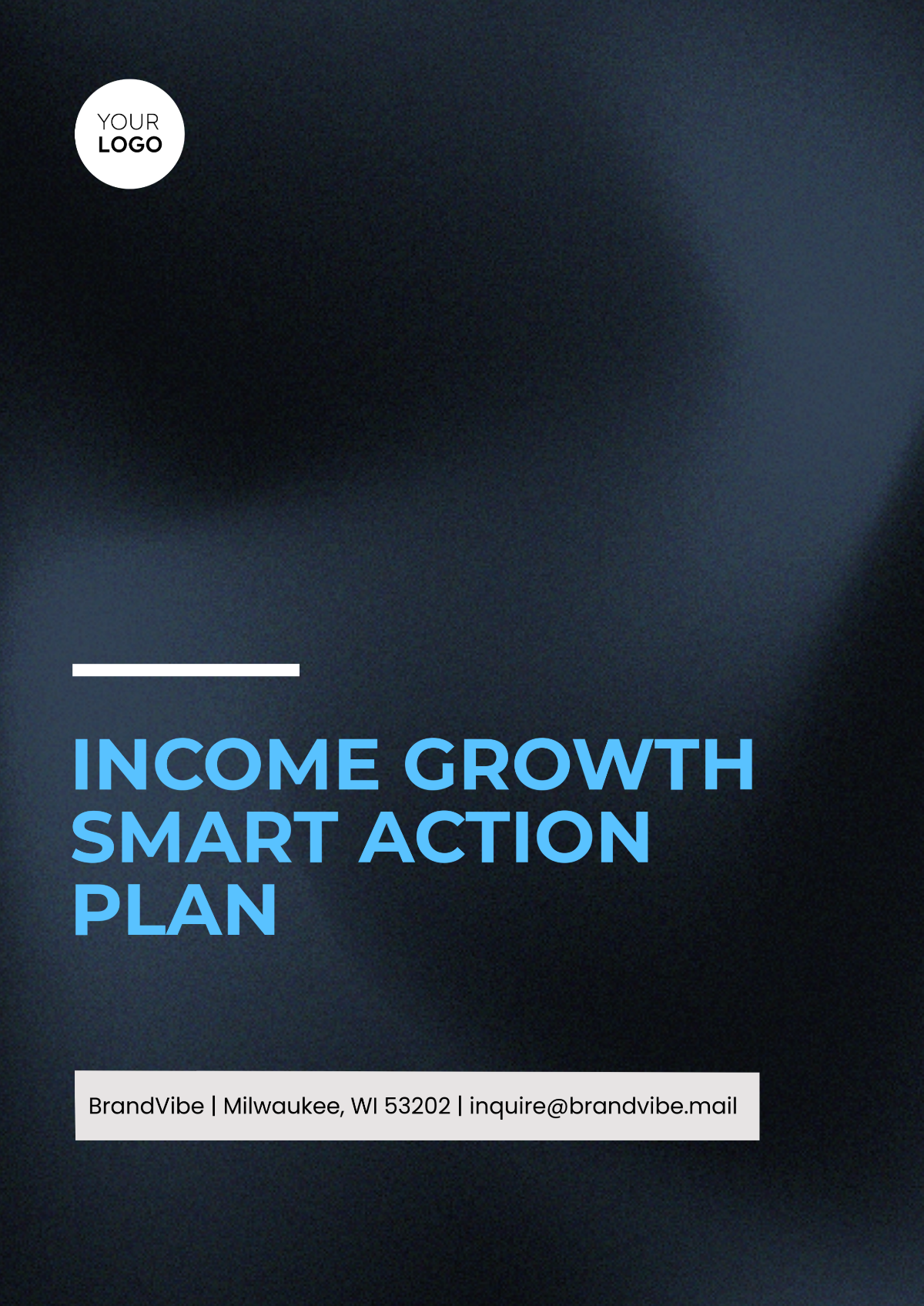 Free Income Growth Smart  Action Plan Template