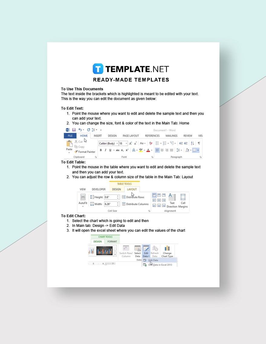 Productive Work From Home Schedule Template