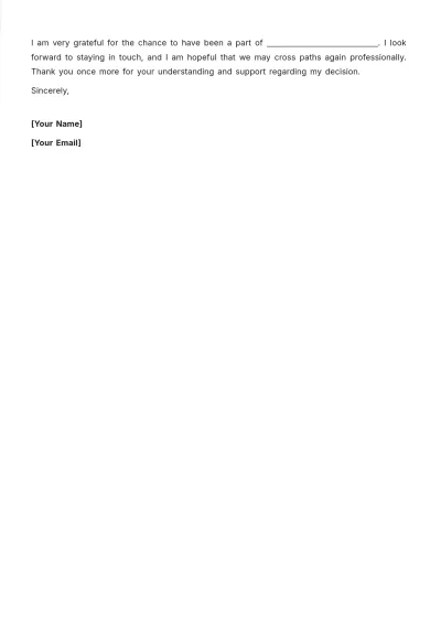 Free Two Weeks Notice Letter Format for Employees on Probation Template to Edit Online