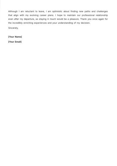 Free Printable Reluctant Resignations Two Weeks Notice Letter Template to Edit Online