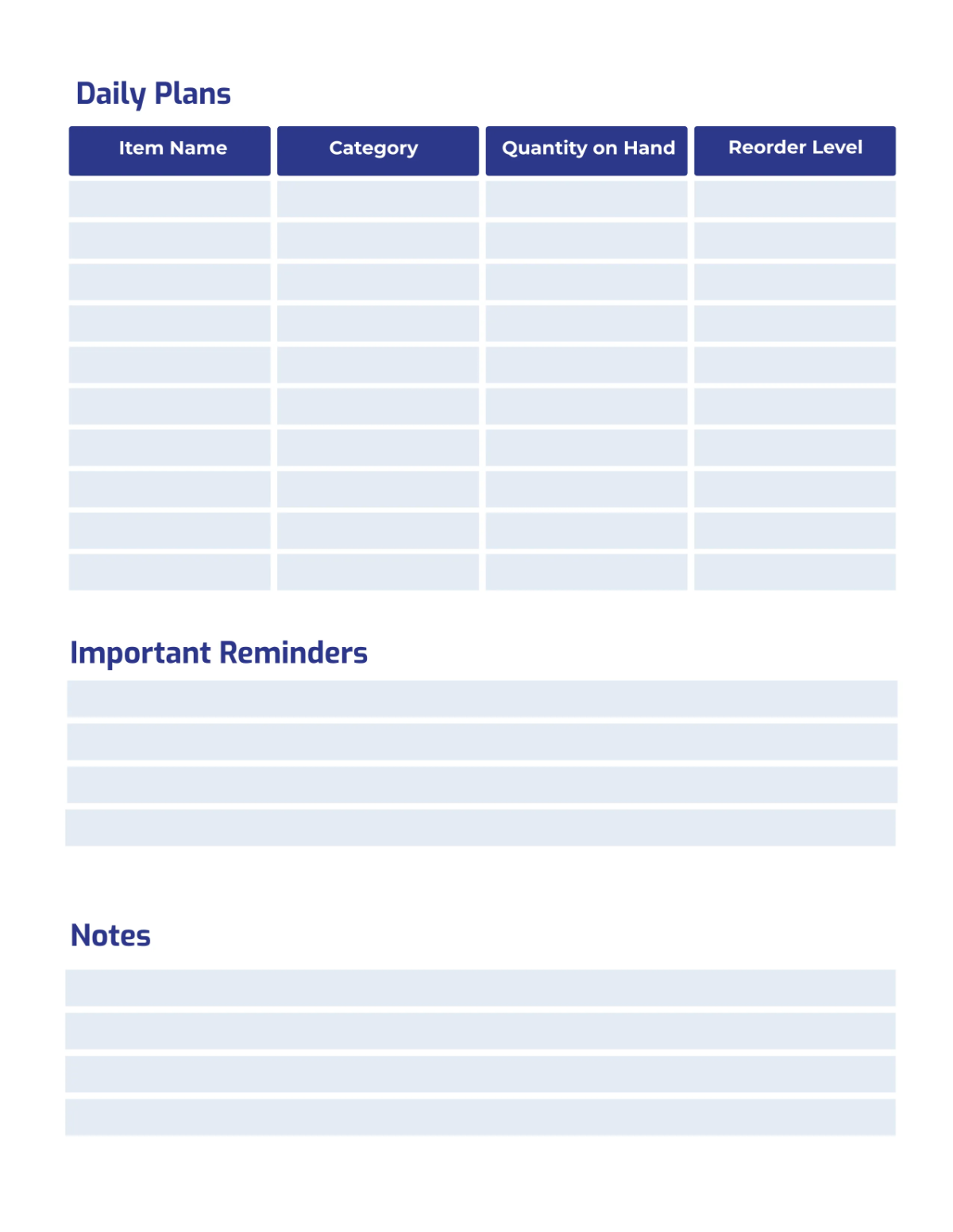Free Electronic Company Planner Template to Edit Online
