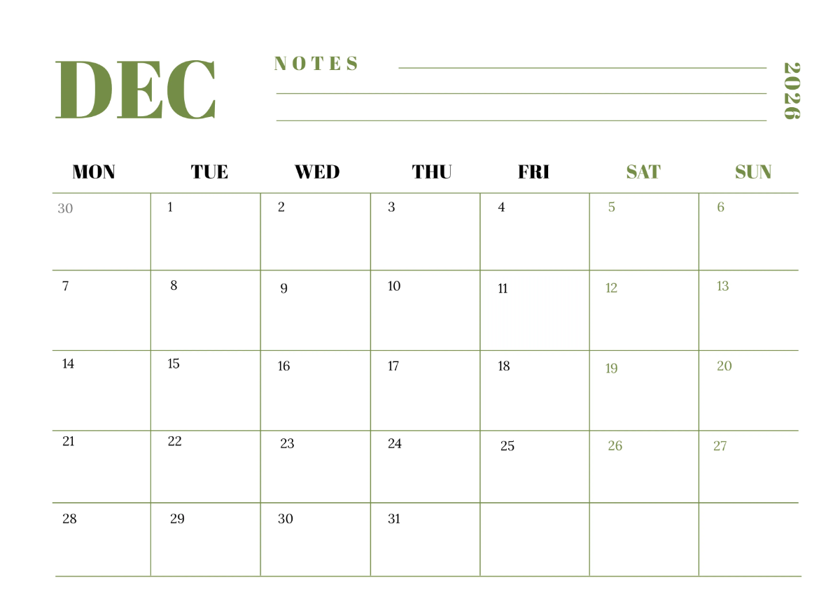 Free Electronic Company Calendar Template to Edit Online