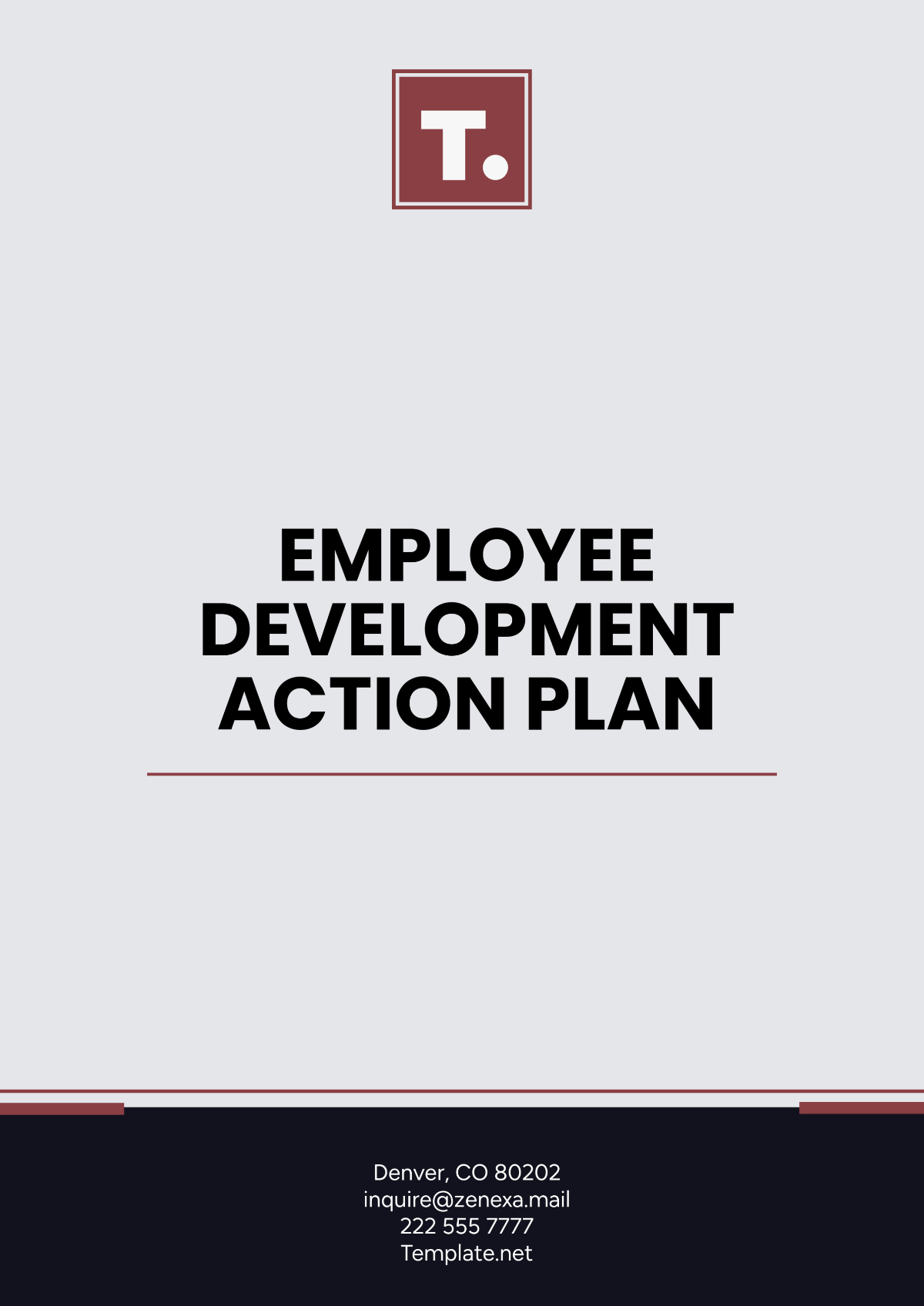 Free Employee Development Action Plan Template