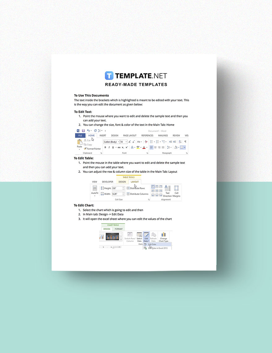 Basic Work From Home Order Template