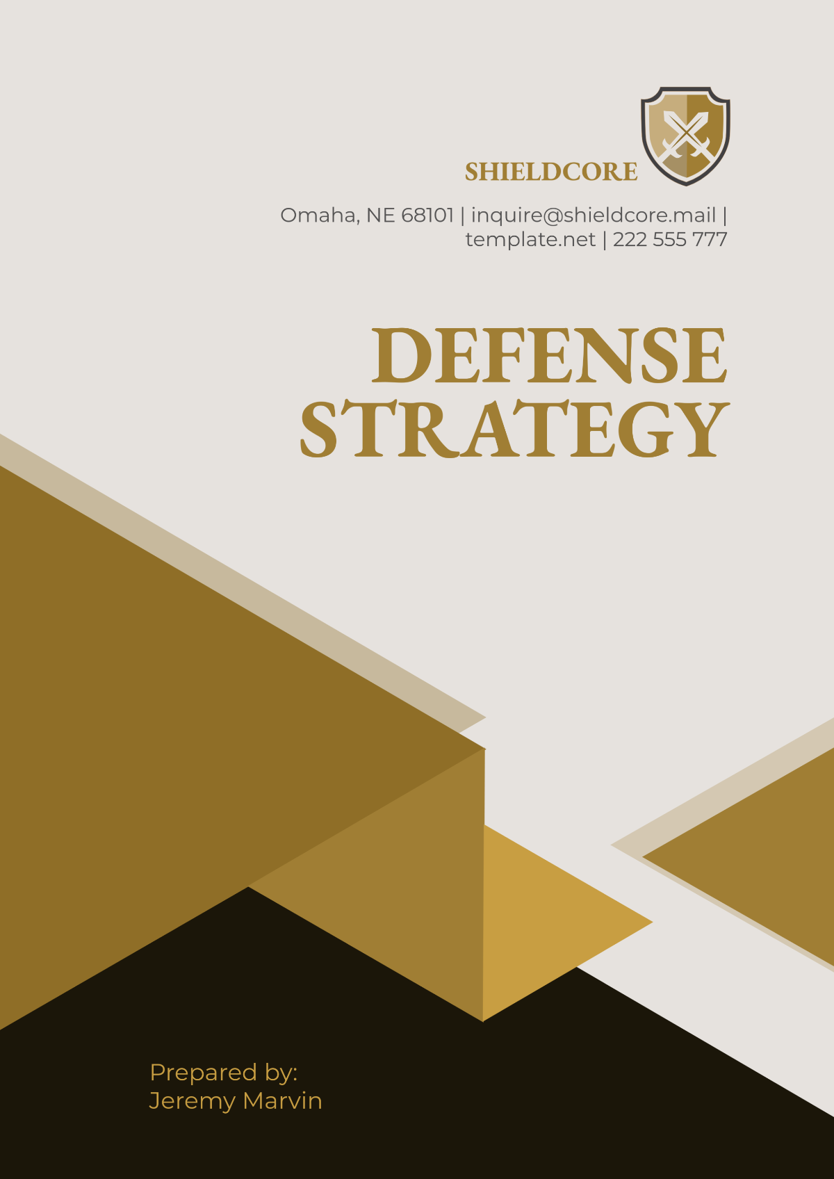 Free Defense Strategy Template to Edit Online