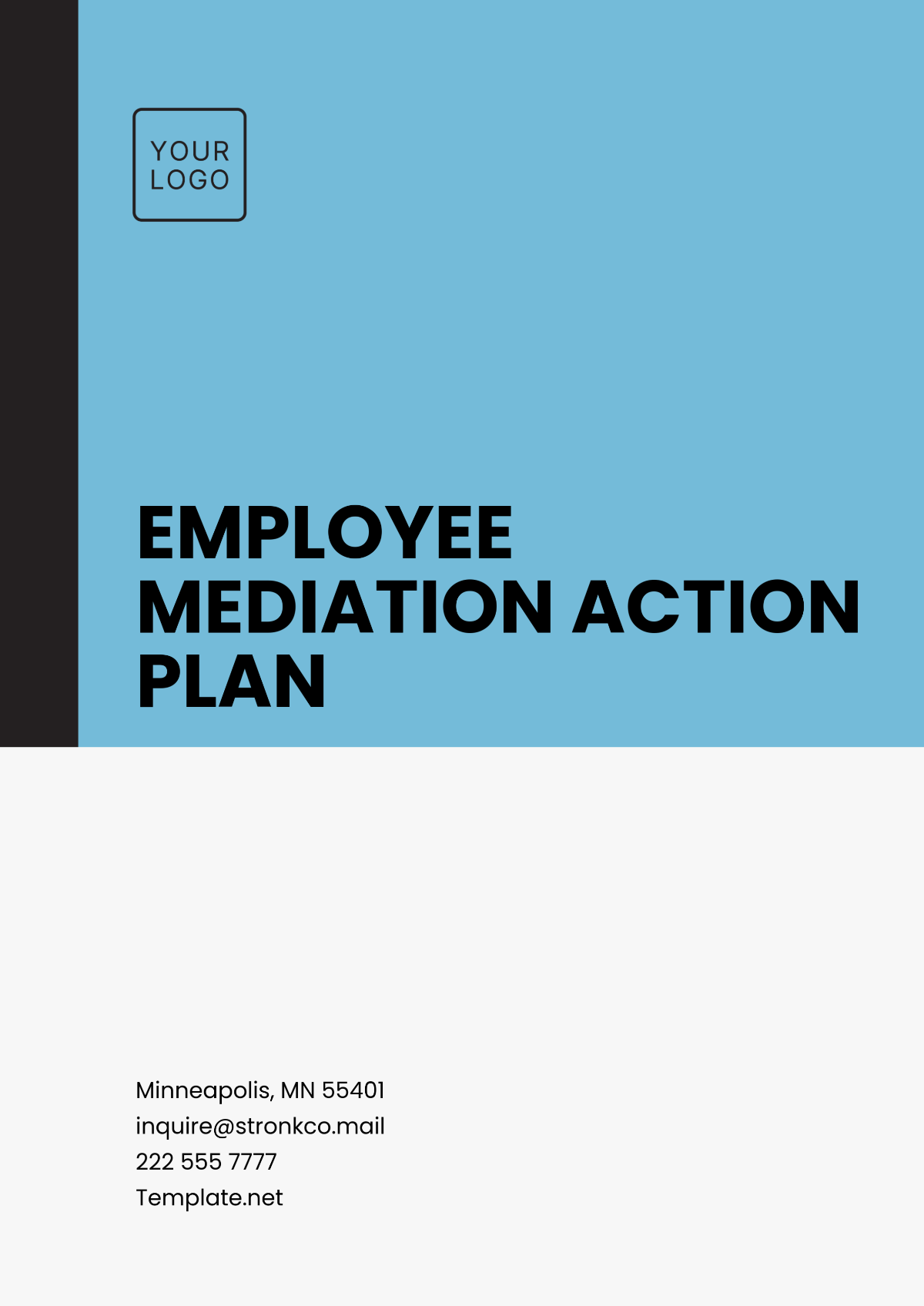 Free Employee Mediation Action Plan Template