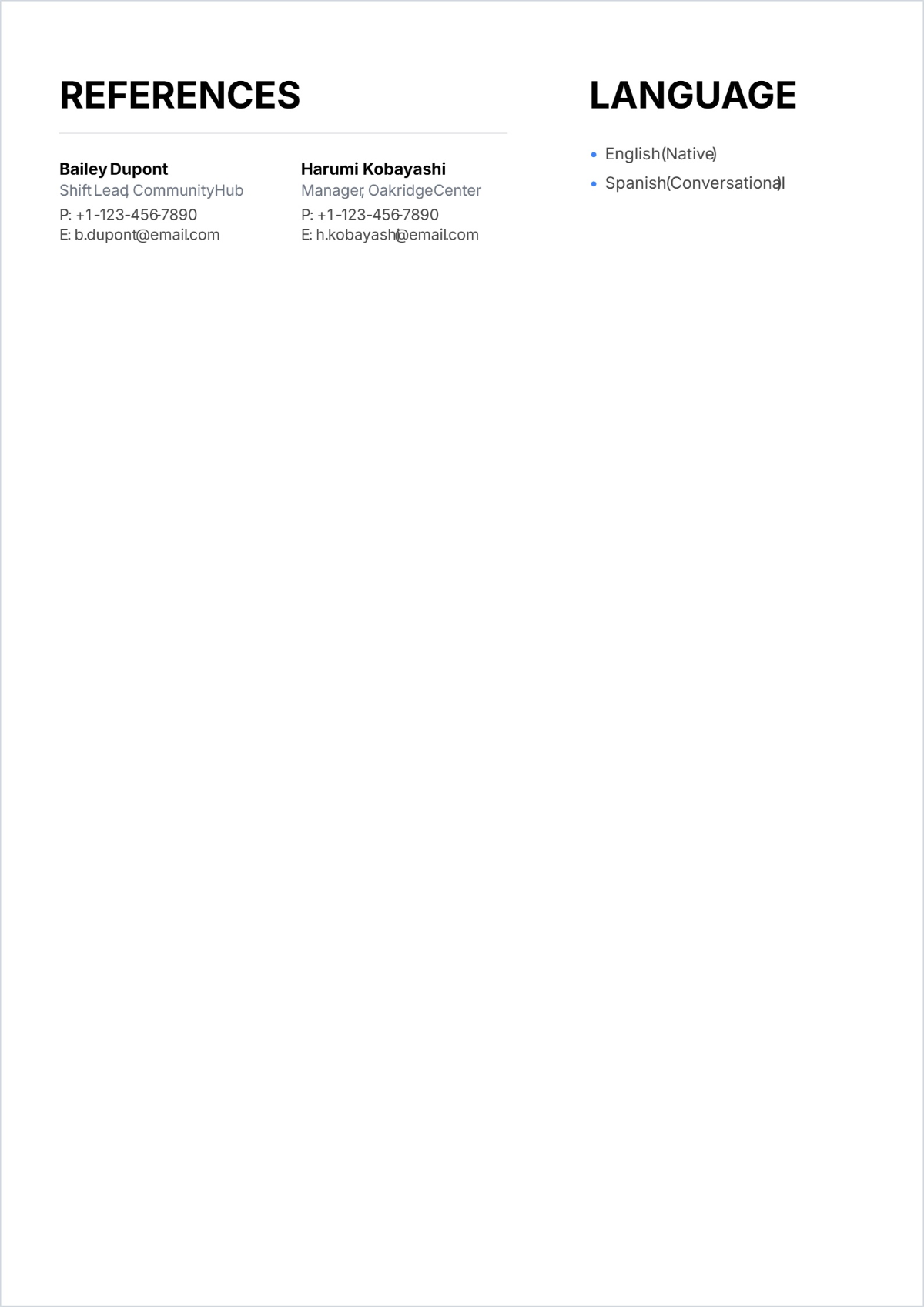 Free Gas Station Cashier Resume Template to Edit Online