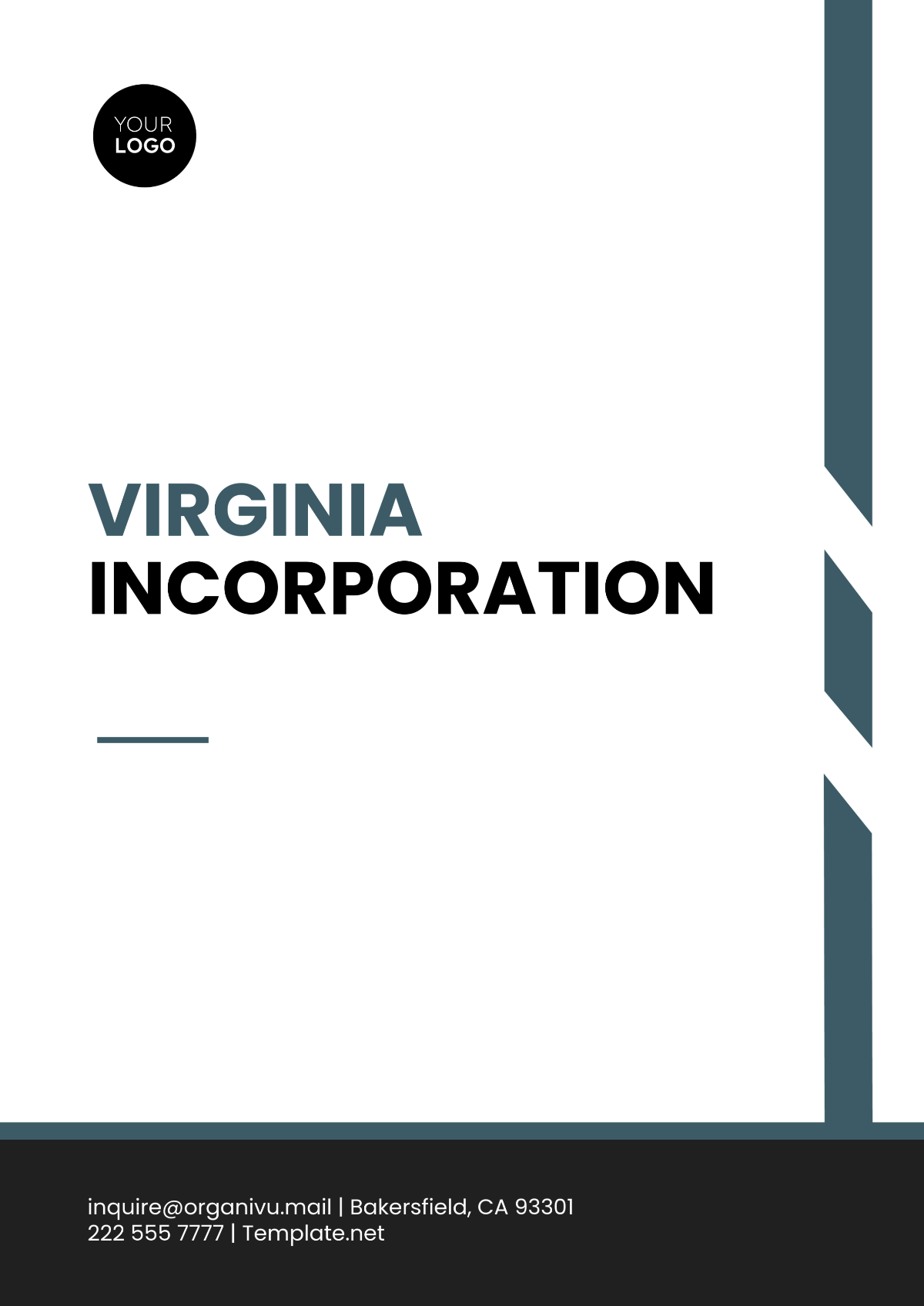 Free Virginia Incorporation Template to Edit Online