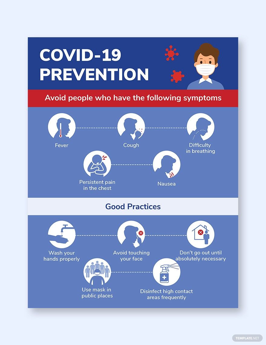 Simple Coronavirus COVID-19 Flyer Template