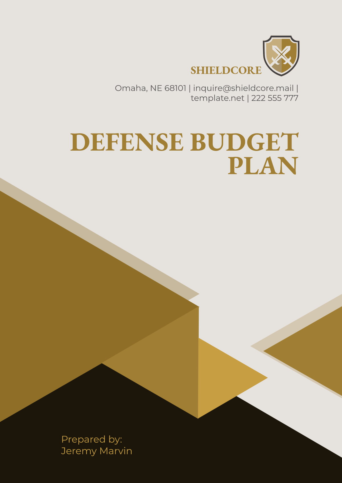 Free Defense Budget Plan Template to Edit Online