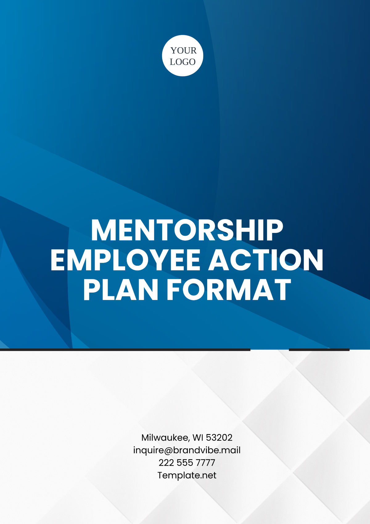 Free Mentorship Employee Action Plan Format Template