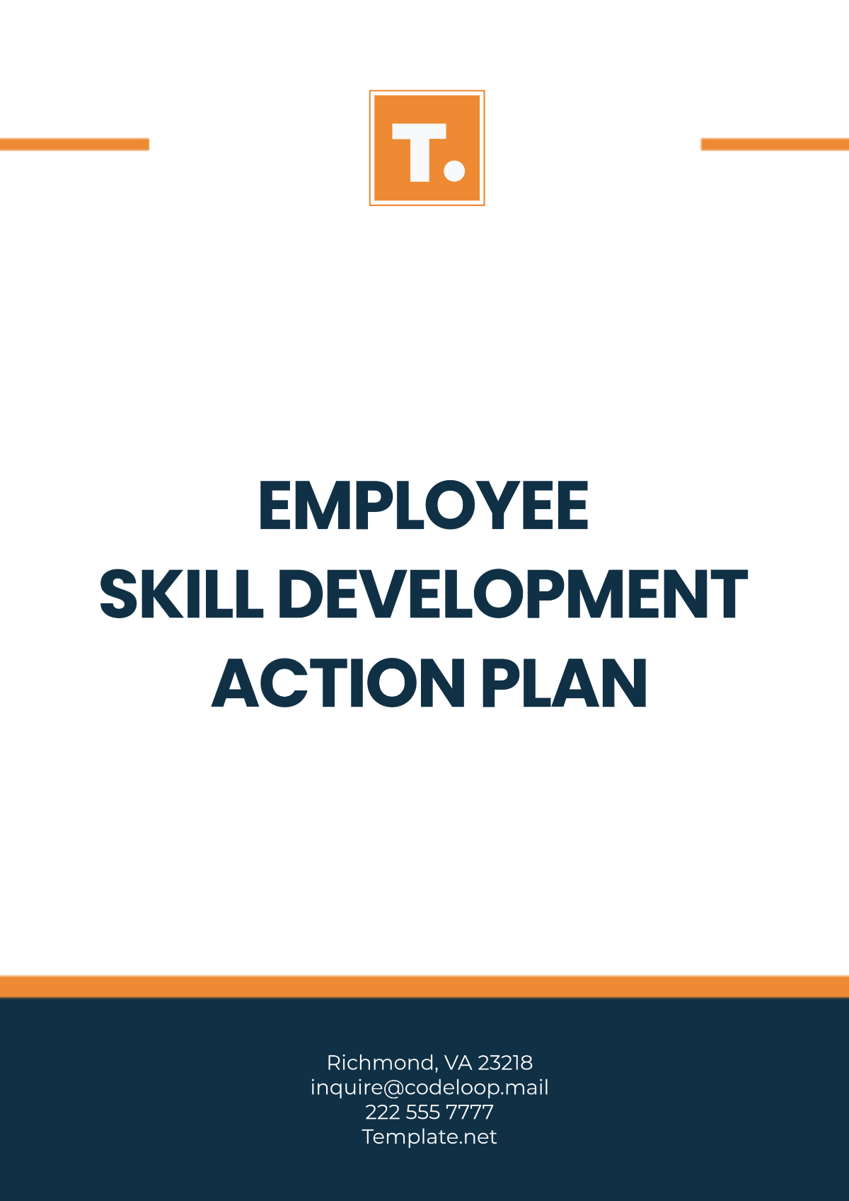 Free Employee Skill Development Action Plan Template