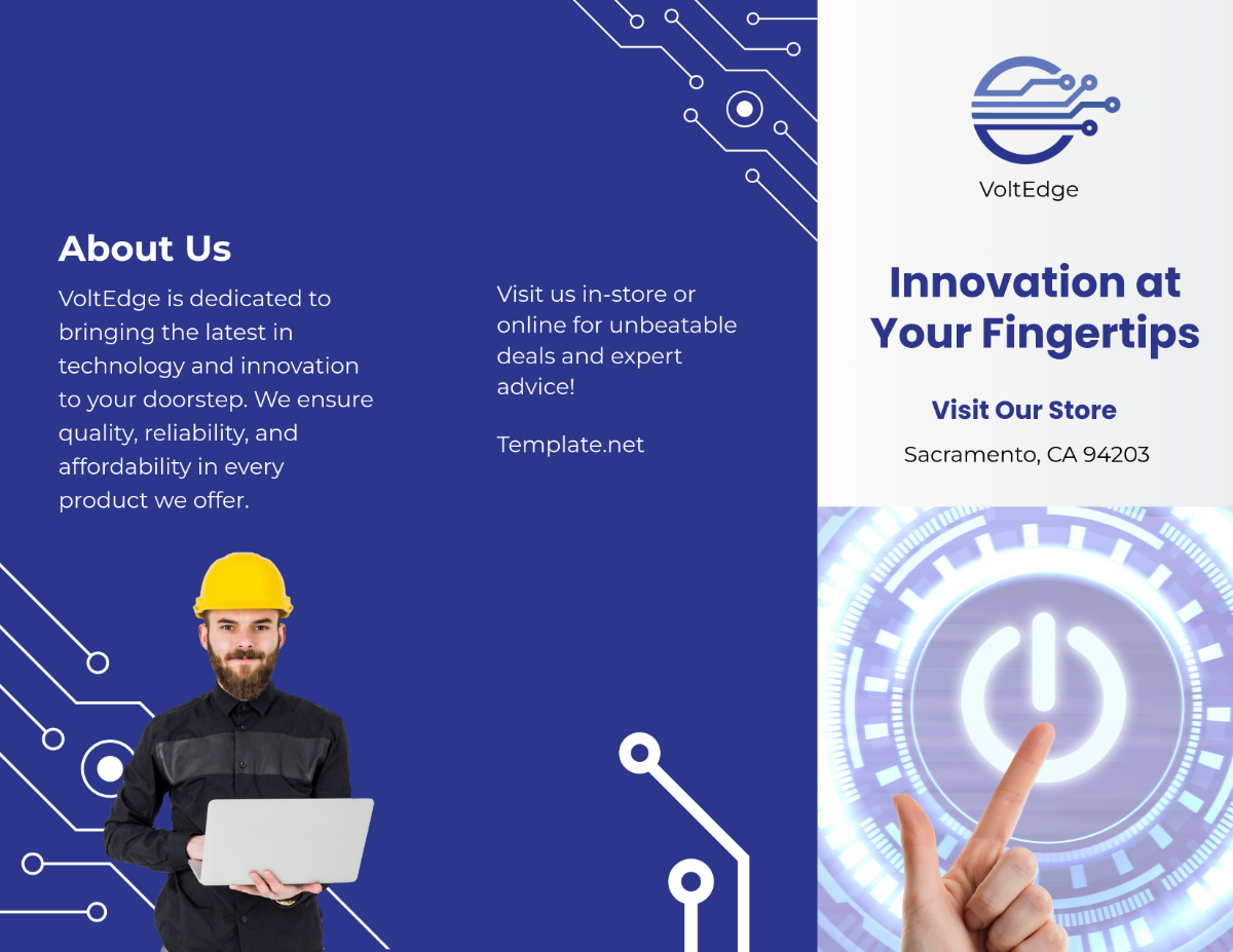 Free Electronic Company Brochure Template