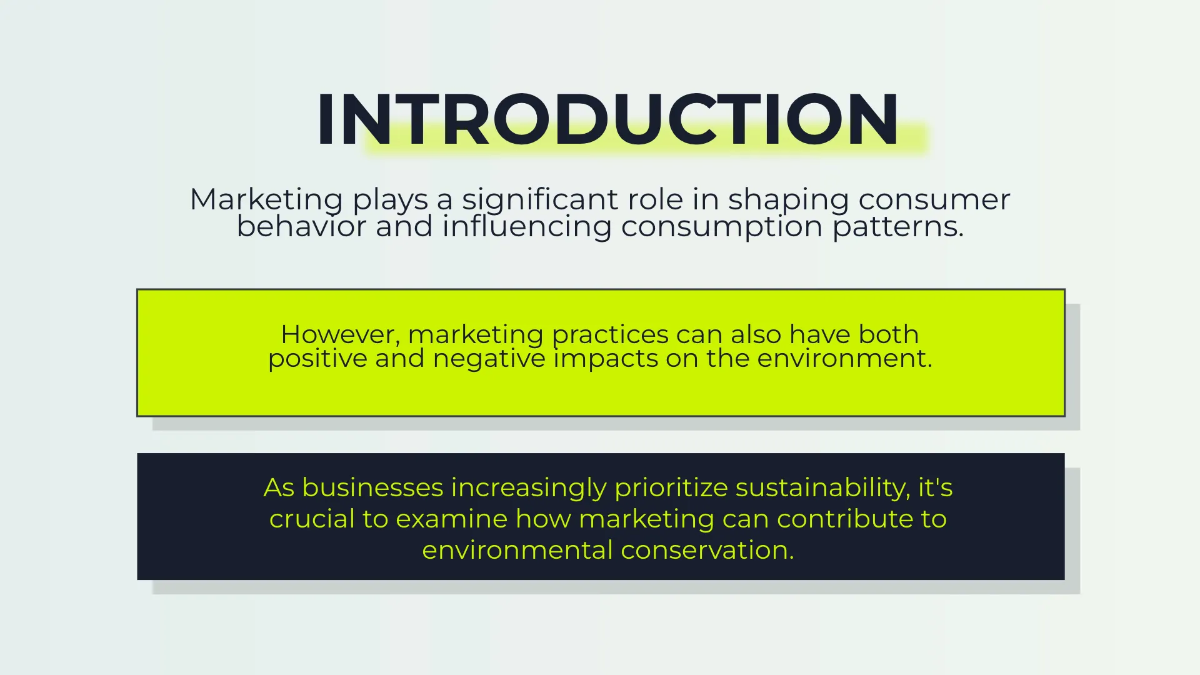 Free Marketing Environment PPT Template to Edit Online