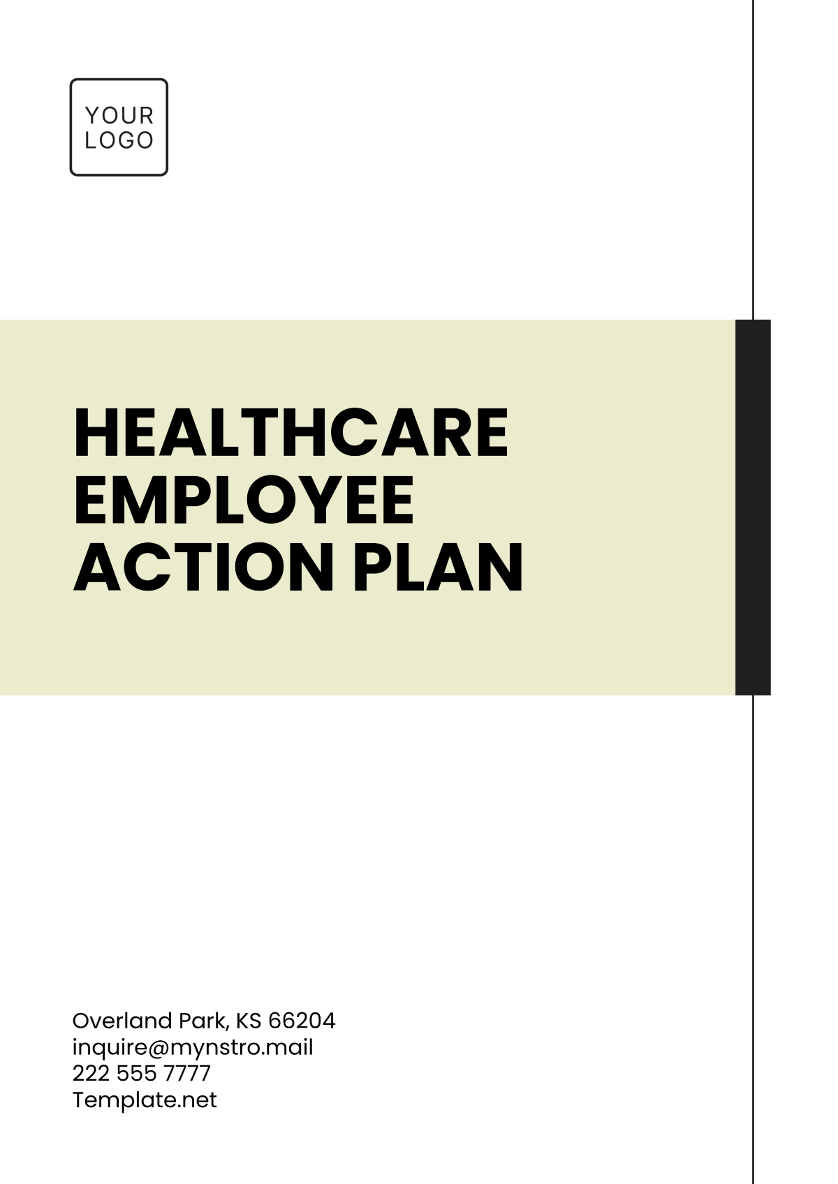 Free Healthcare Employee Action Plan Template