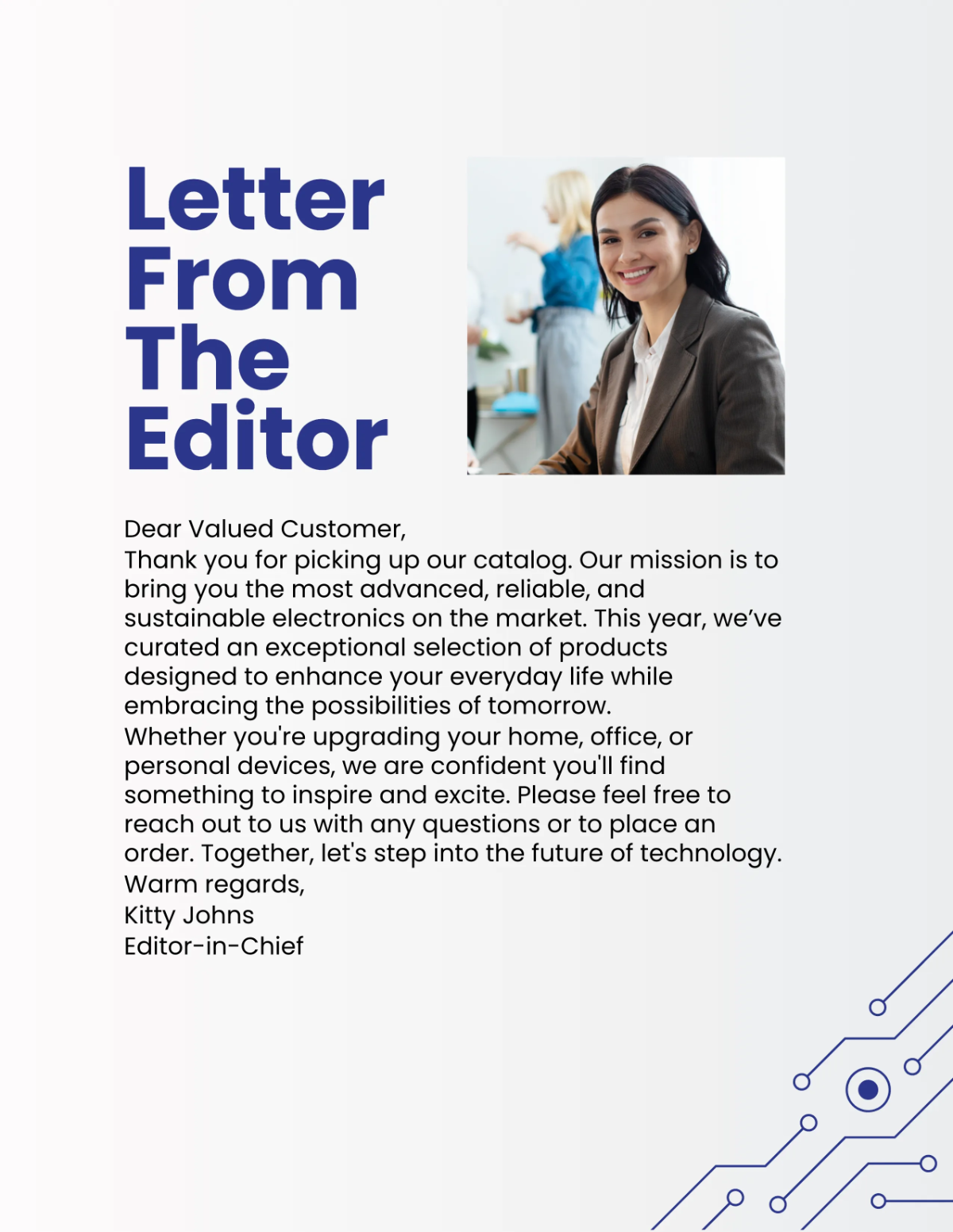 Free Electronic Company Catalog Template to Edit Online