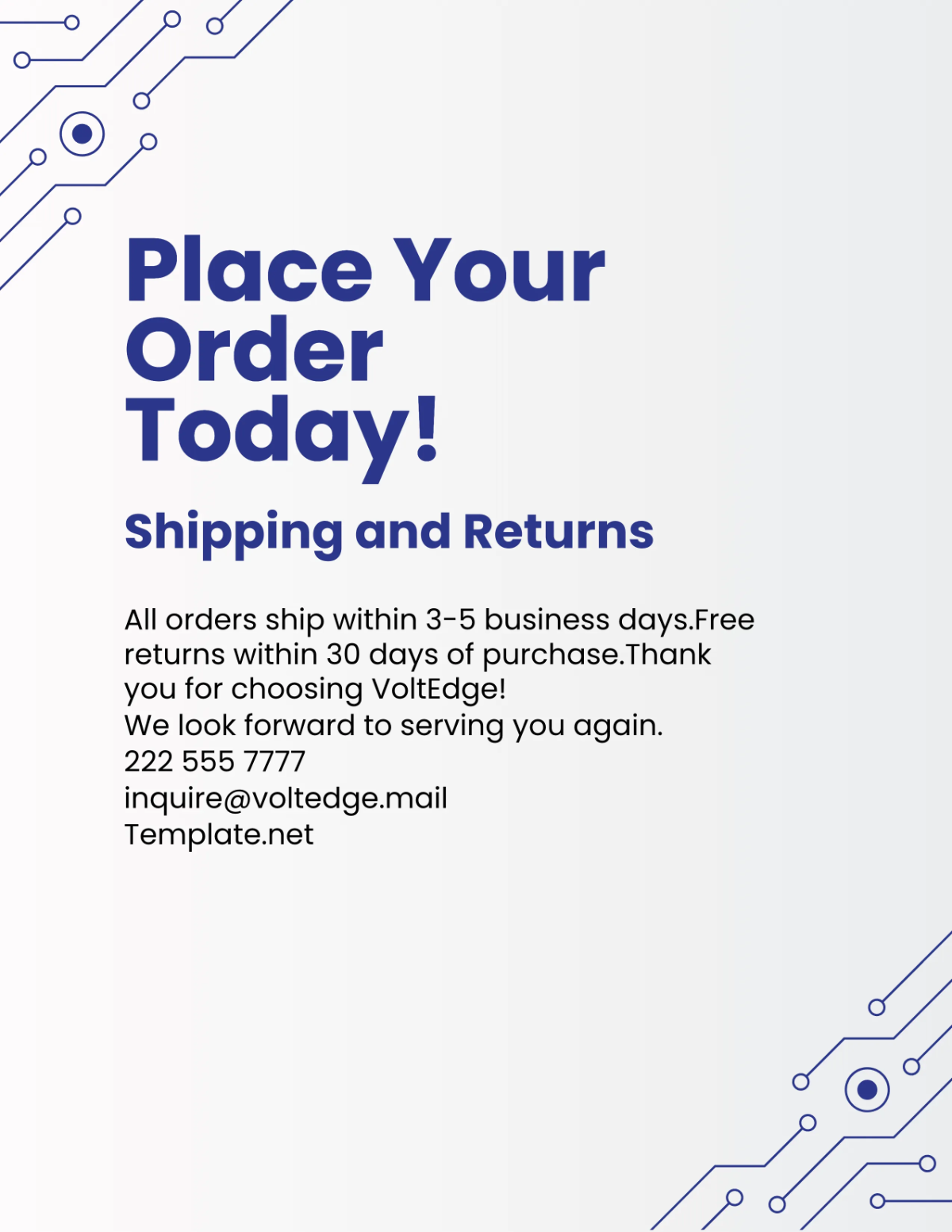 Free Electronic Company Catalog Template to Edit Online