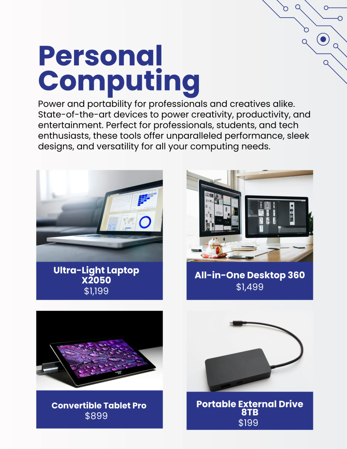 Free Electronic Company Catalog Template to Edit Online