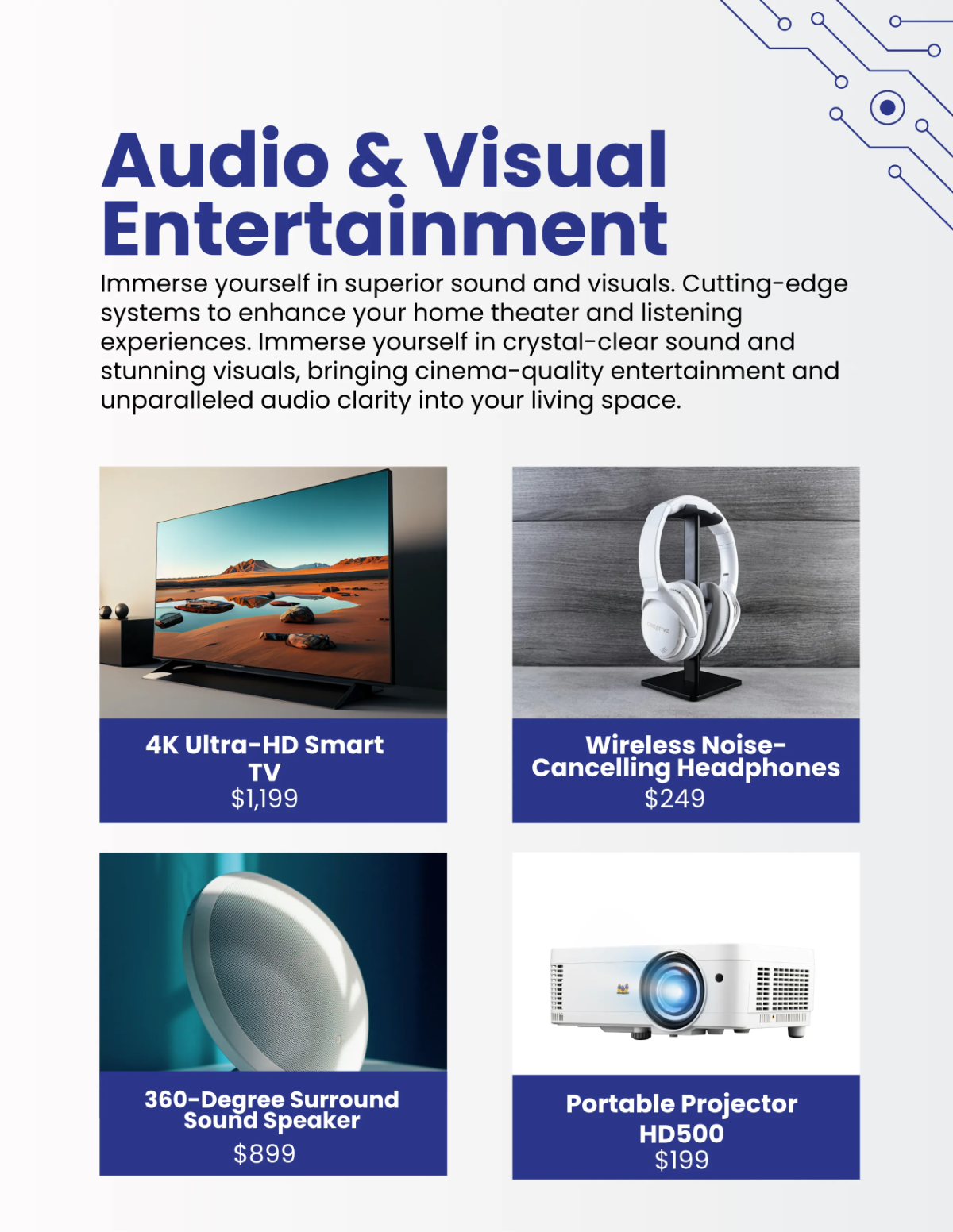 Free Electronic Company Catalog Template to Edit Online