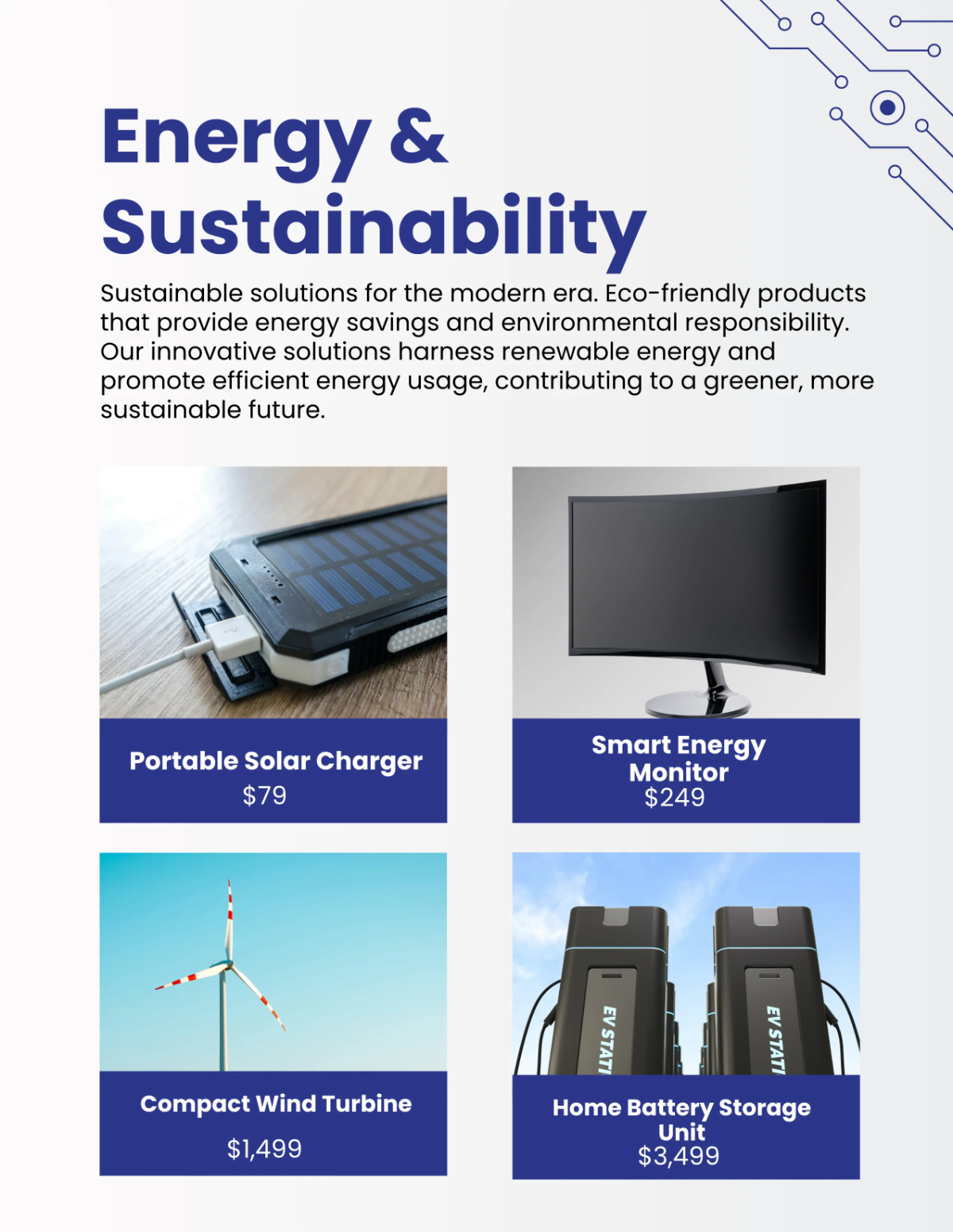 Free Electronic Company Catalog Template to Edit Online