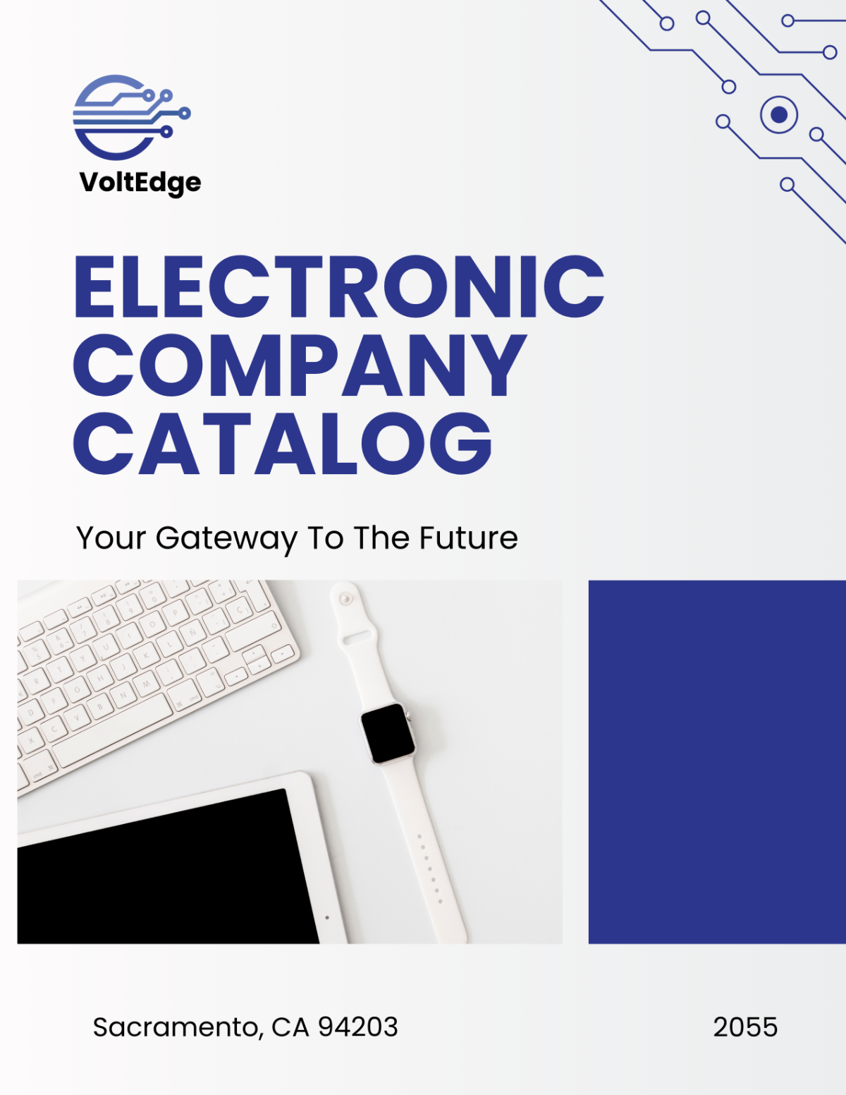 Free Electronic Company Catalog Template