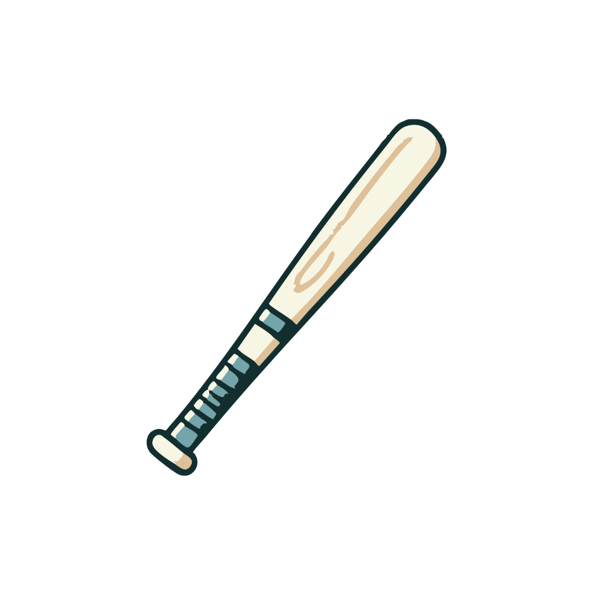 Sports Baseball Bat Clipart