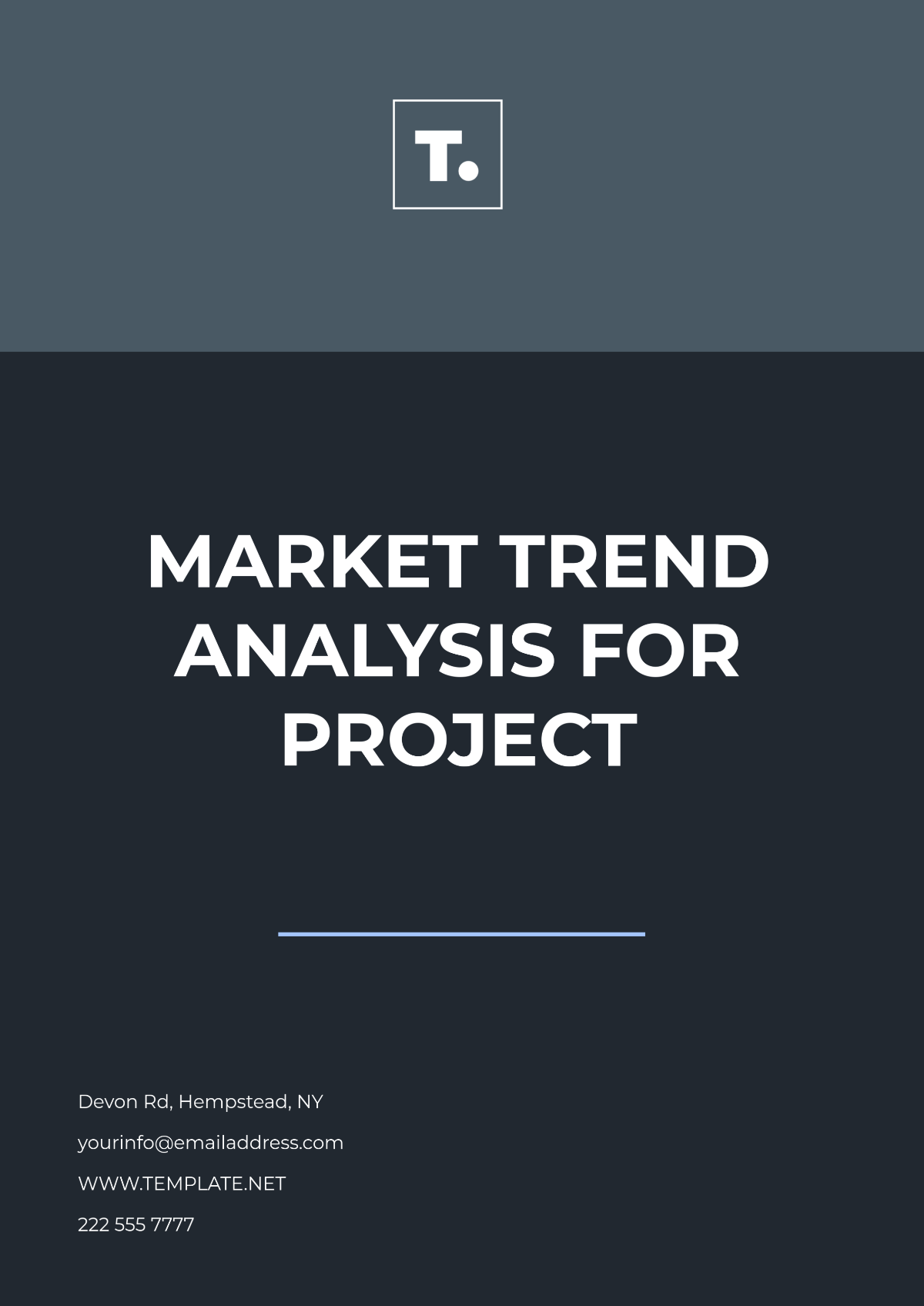 Free Market Trend Analysis for Project Template