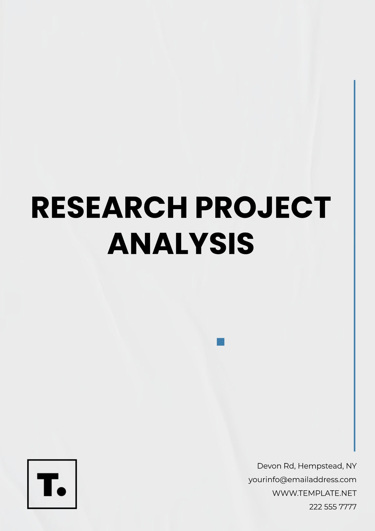 Free Research Project Analysis Template