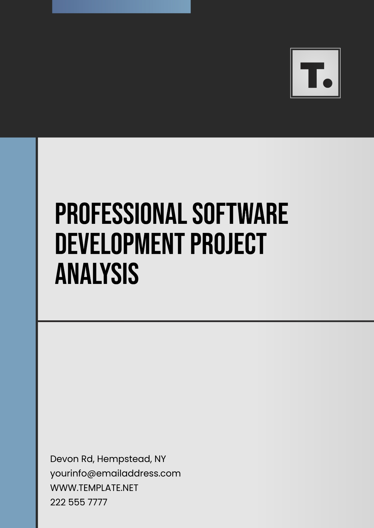 Free Professional Software Development Project Analysis Template