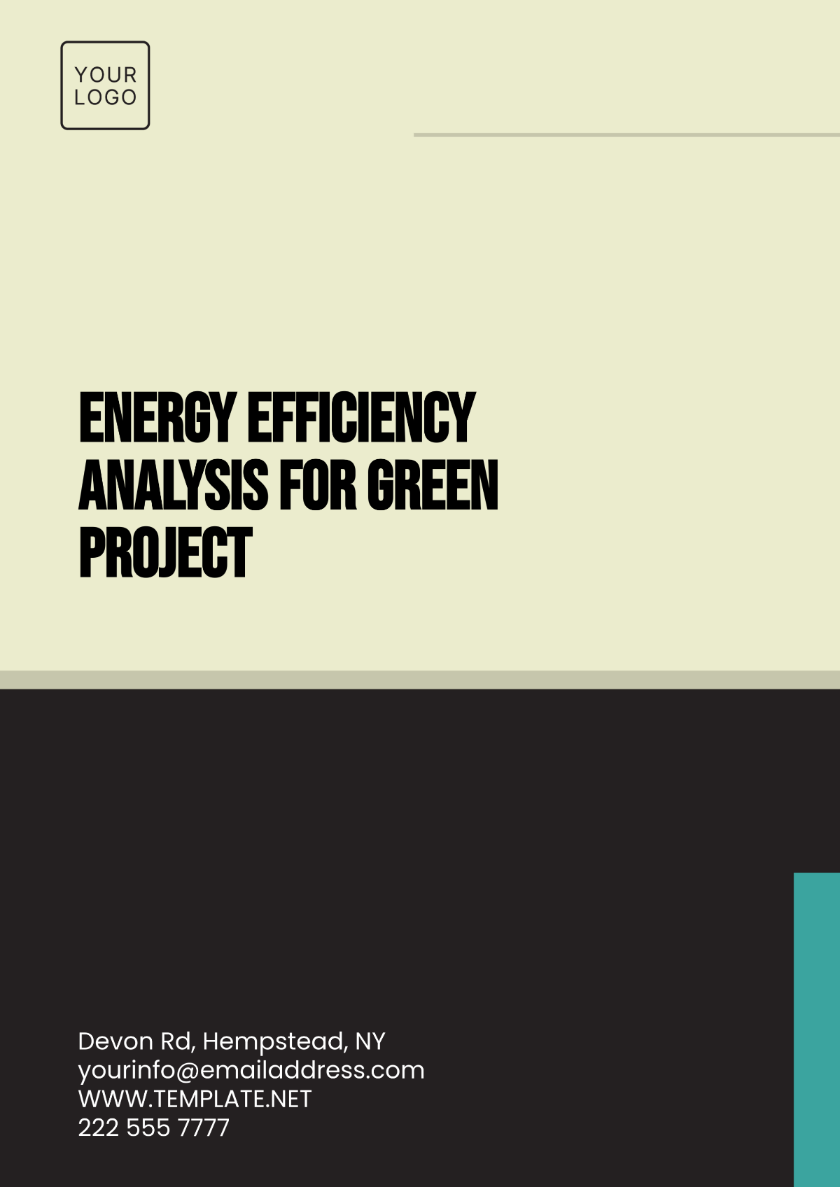 Free Energy Efficiency Analysis for Green Project Template