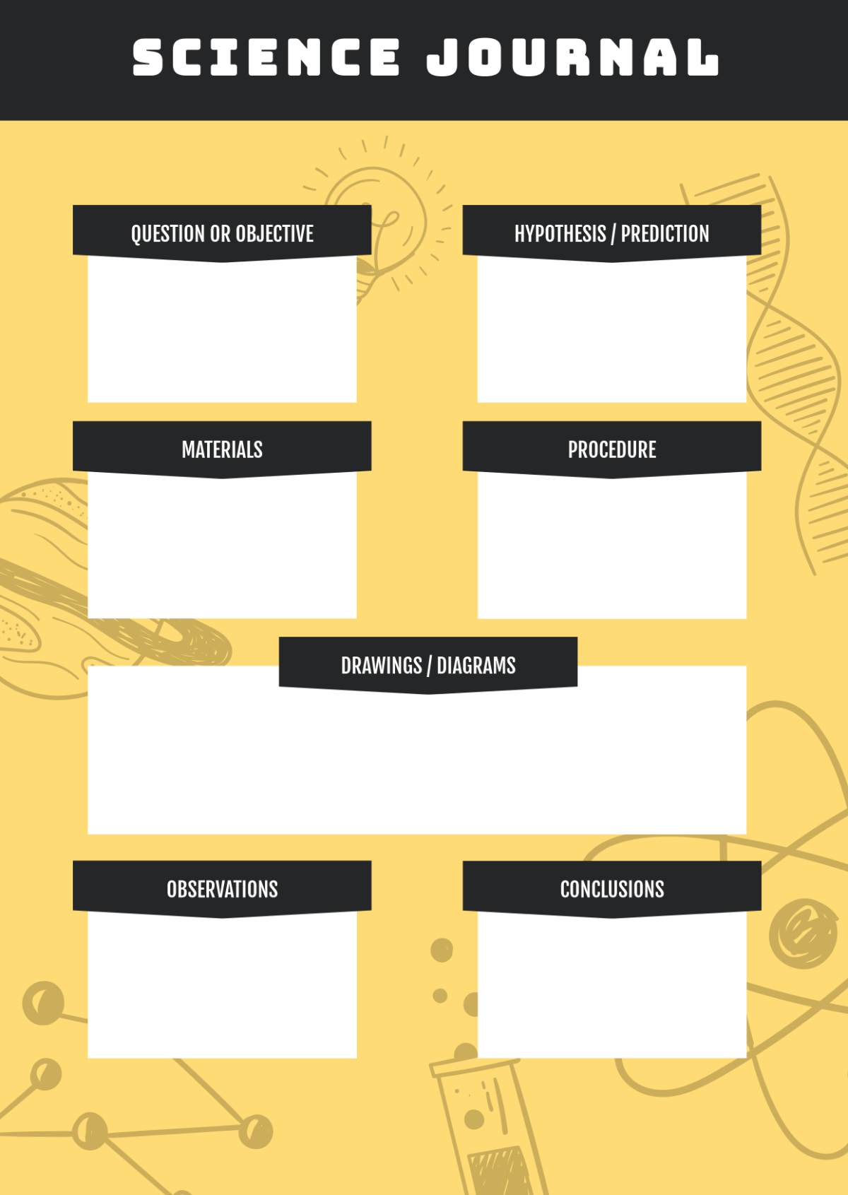 Free Science Journal Template