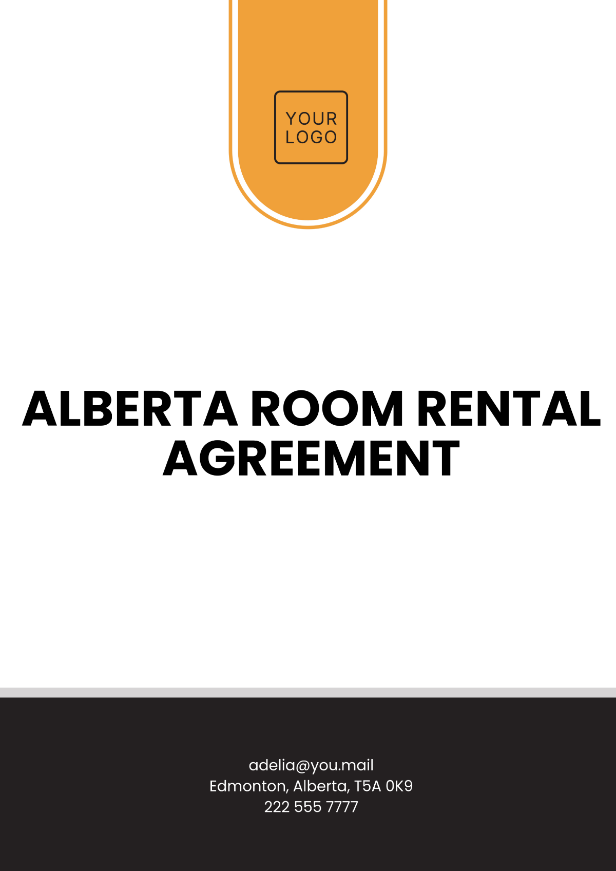 Free Alberta Room Rental Agreement Template