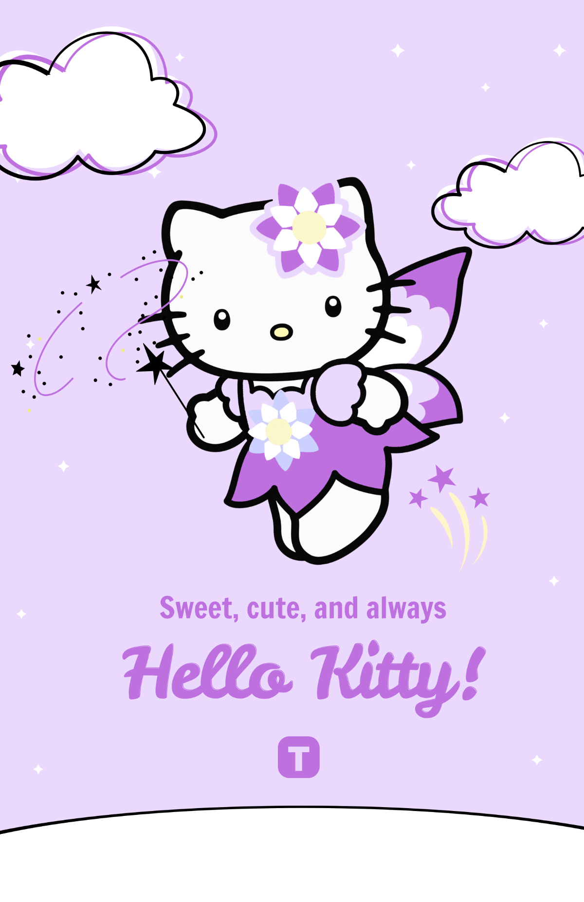 Free Pastel Hello Kitty Poster Template